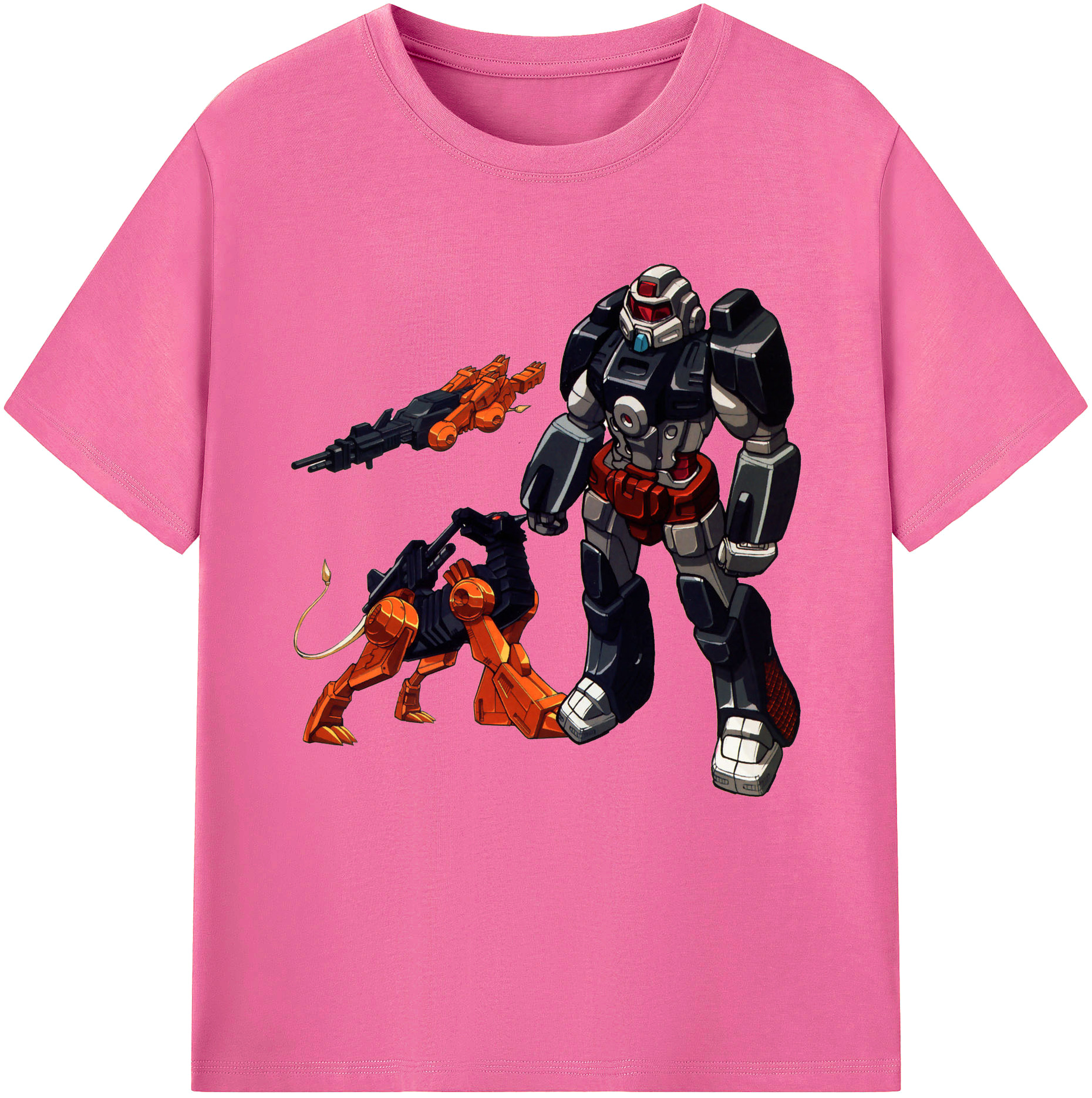 （画像用）  レディースカジュアルプリントTシャツ（綿100％）